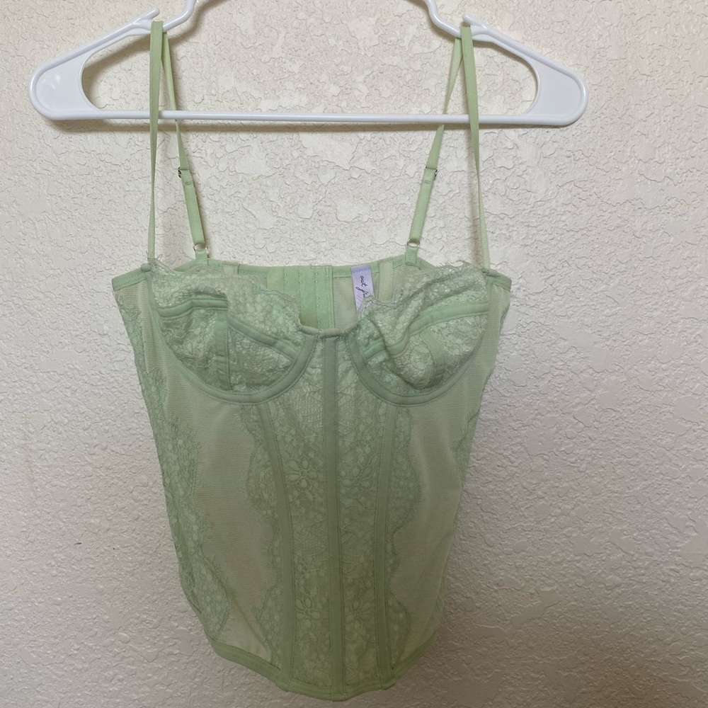 Mint green Corset top from Urban Outfitters!